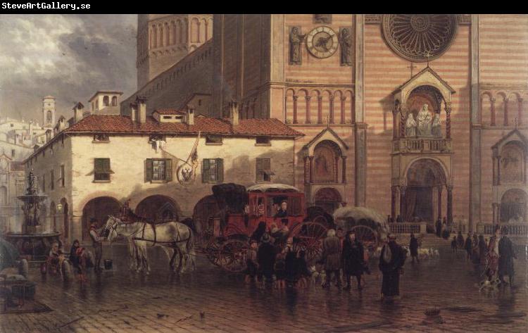 Edward lamson Henry The Cathedral of Piacenza